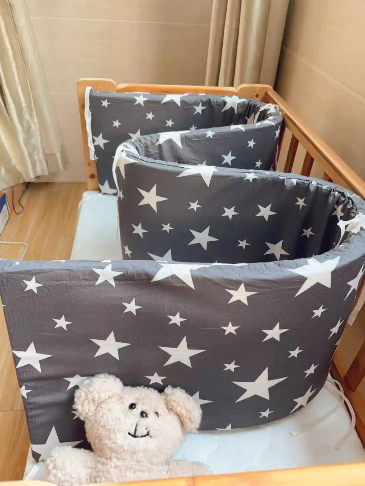 แผ่นรองกันเปื้อนเตียงเด็ก เหมาะสำหรับทารกแรกเกิด แผ่นรองกันเปื้อนเตียงเด็ก ทำจากผ้าฝ้ายพร้อมลายพิมพ์ ที่นอนเด็กมีซิปสำหรับ