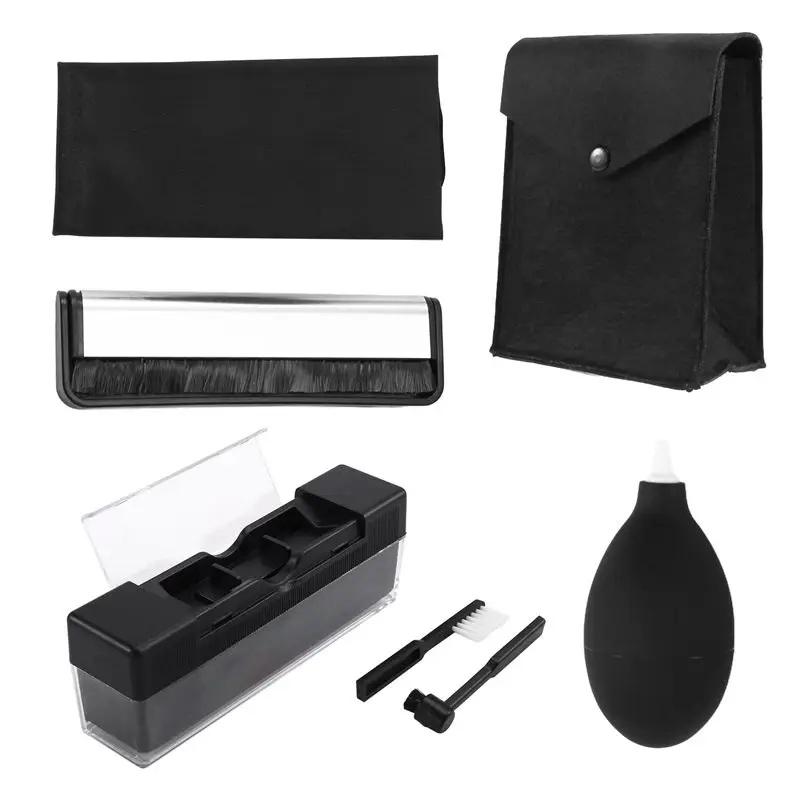~【On Sale】Vinyl Record Cleaning Kit Anti Static Brush Set For LP, CD Turntable Player For Vinyl Records Maintenance