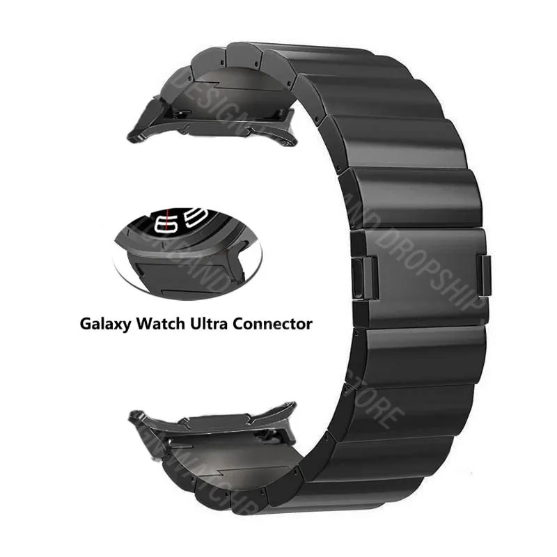 Business Titanium WatchBand For Samsung Galaxy Watch Ultra 47mm Luxury Magnetic Metal Strap For GALAXY WATCH ULTRA 47MM Bracelet