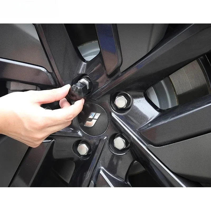 For Lixiang L6 L7 L8 L9 Car Styling Wheel Hub Screw Cap Tire Screw Cap Rust Proof Cover Protective Cover Auto Accessories