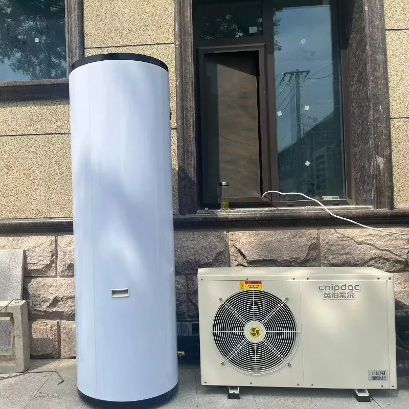 Bomba de calor de fuente de aire IMPOSOL R32 con compresor inversor de CC completo y motor de ventilador Solución de calefacción y enfriamiento doméstico