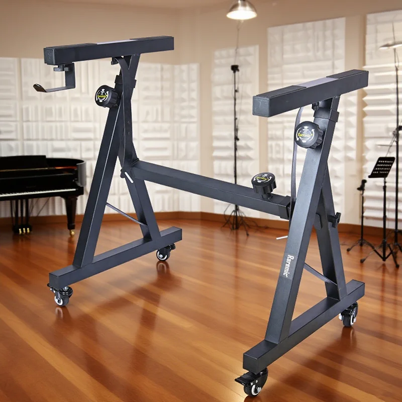 Heavy-duty Metal Keyboard Stand Movable Stable Thickened Z-shaped Adjustable Keyboard Stand Musical Instrument Accessories