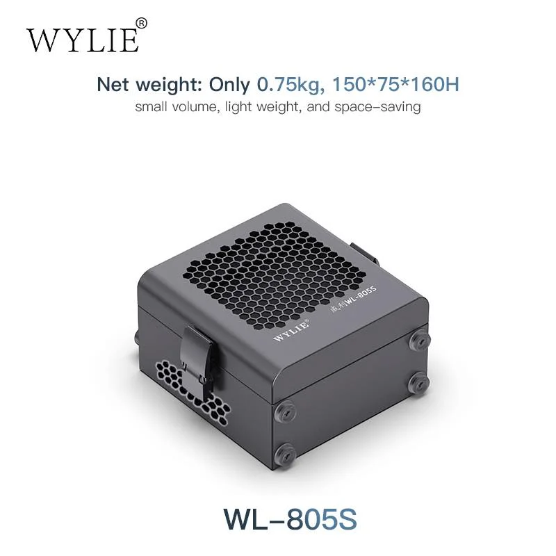 Wylie WL-805S Desktop Smoke Absorber Industrial Fume Purifier Mobile Soldering Smoke Dust Extractor