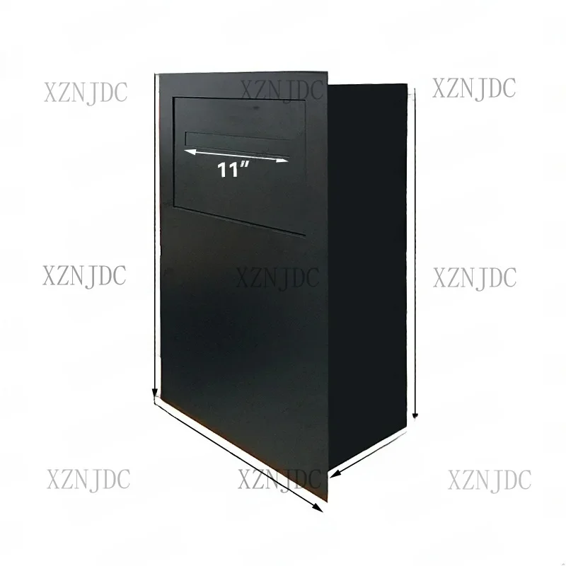 European, American Outdoor Embedded Express Cabinet Household Hidden Metal Letter Package Delivery Box