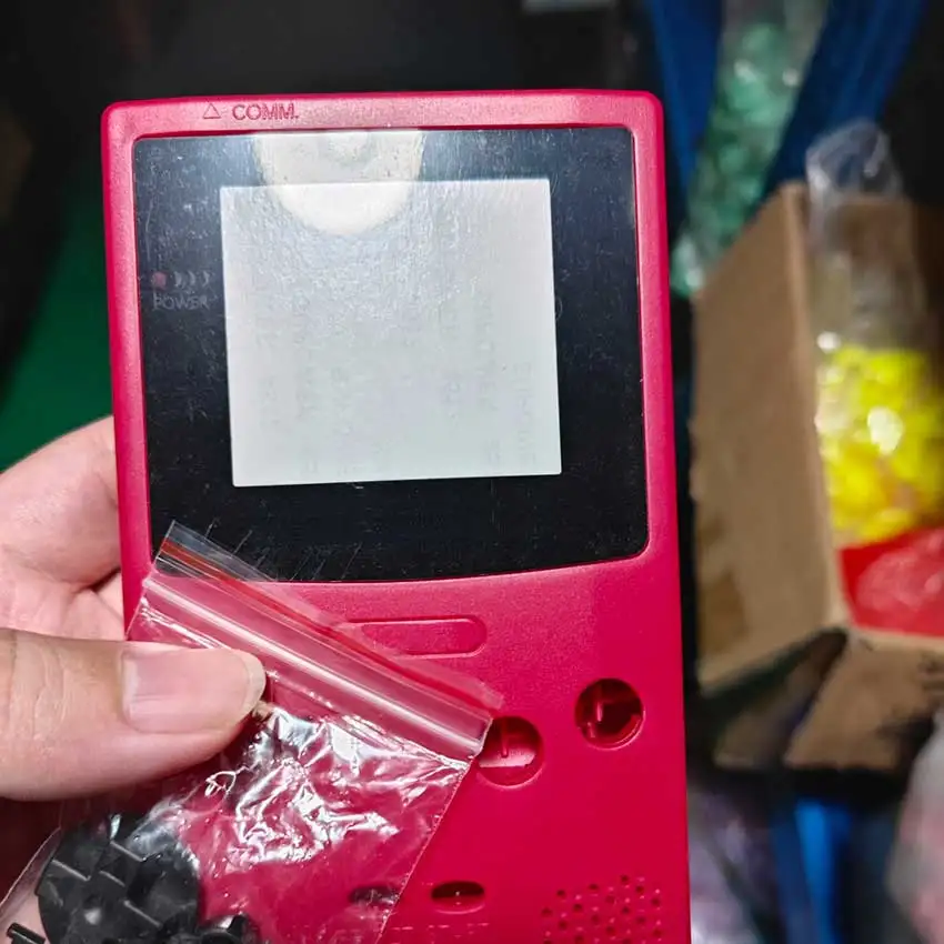 YuXi per Gameboy Color GBC custodia per Console di gioco classica custodia in plastica con pulsanti cuscinetti in gomma conduttiva