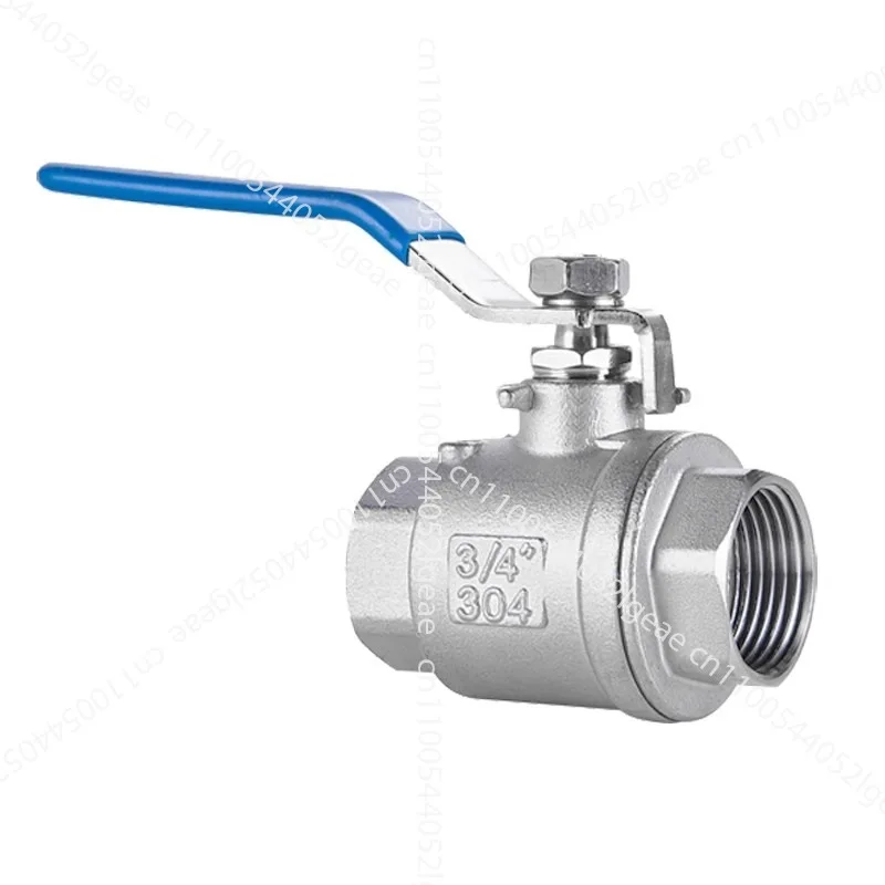 

304 Stainless Steel Two-piece Ball Valve Threaded Ball Valve Water Pipe Switch Valve 4/6/1 Inch DN15/25