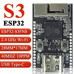 MINI ESP32-S3 Development Board for Arduino 2.4G Wifi BT Module Original Chip ESP32-S3FN8 8MB Flash 28Pin Type-C ESP32 S3