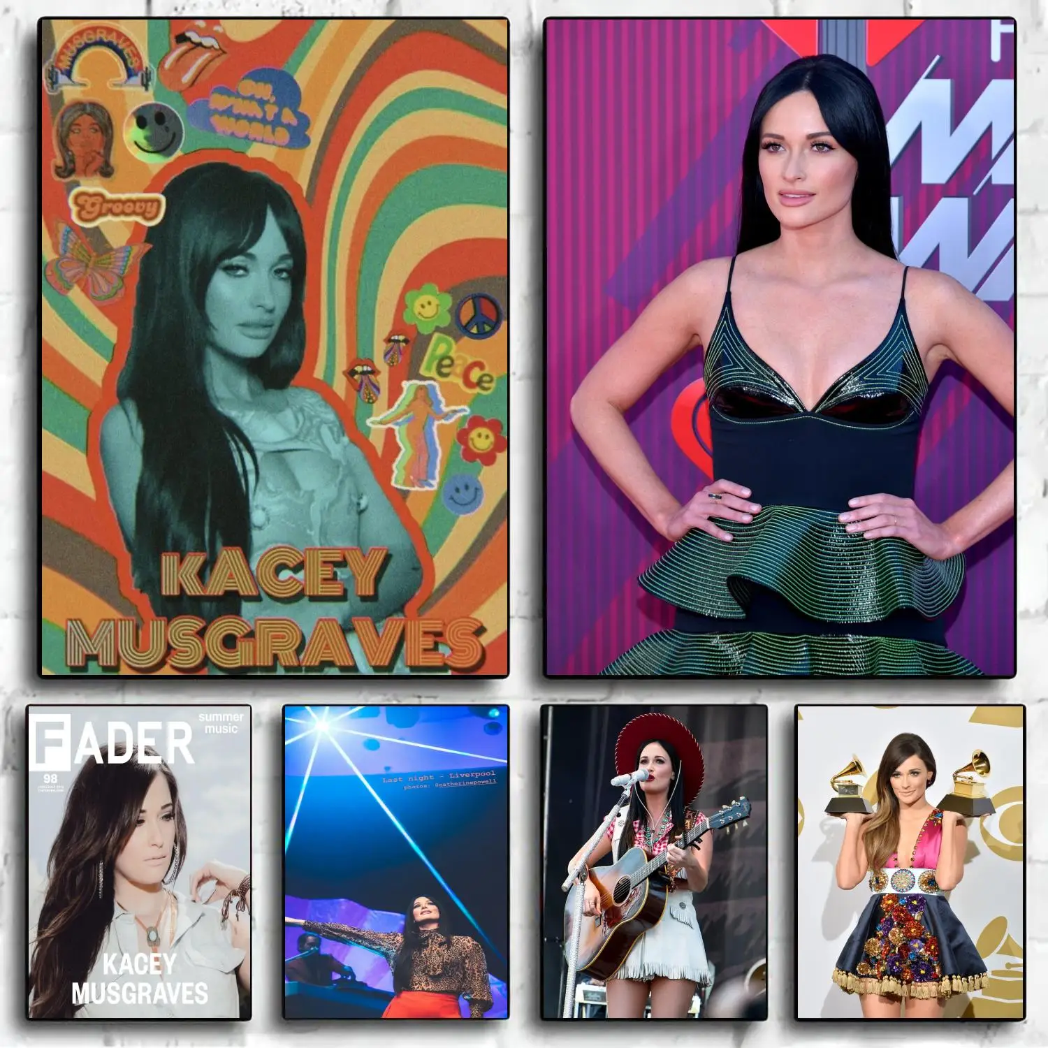 

kacey musgraves Decoration Art Poster Wall Art Personalized Gift Modern Family bedroom Decor Canvas Posters