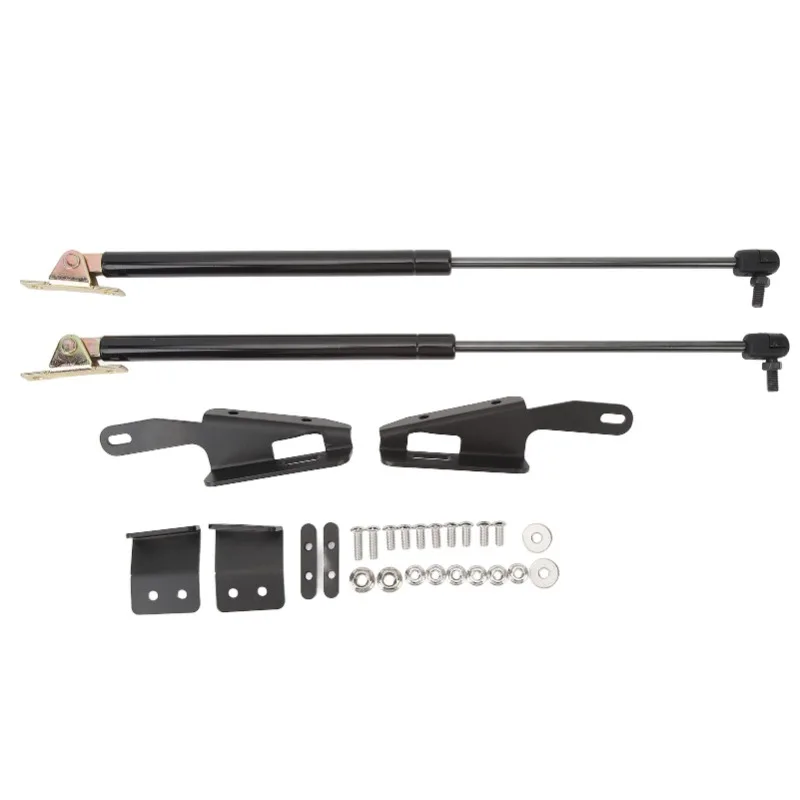 

2 Pieces High-Quality Front Hood Lift Support Struts - Sturdy Spring-loaded Prop Rod for Easy Opening - Durable Replacement for