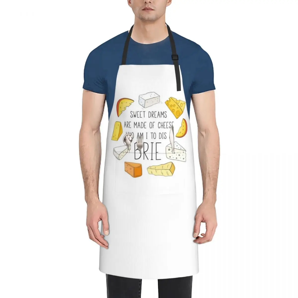 

Sweet Dreams Are Made Of Cheese Apron Woman Work Waiter Uniforms Barber Apron