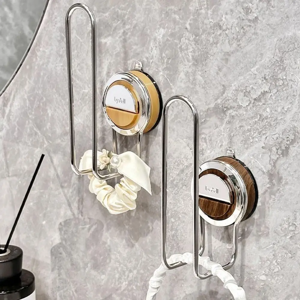 

Multi Functional Suction Cup Bathroom Hook Wall Mounted No-punch Headband Storage Rack Seamless Hanging Bathroom Adhesive Hook