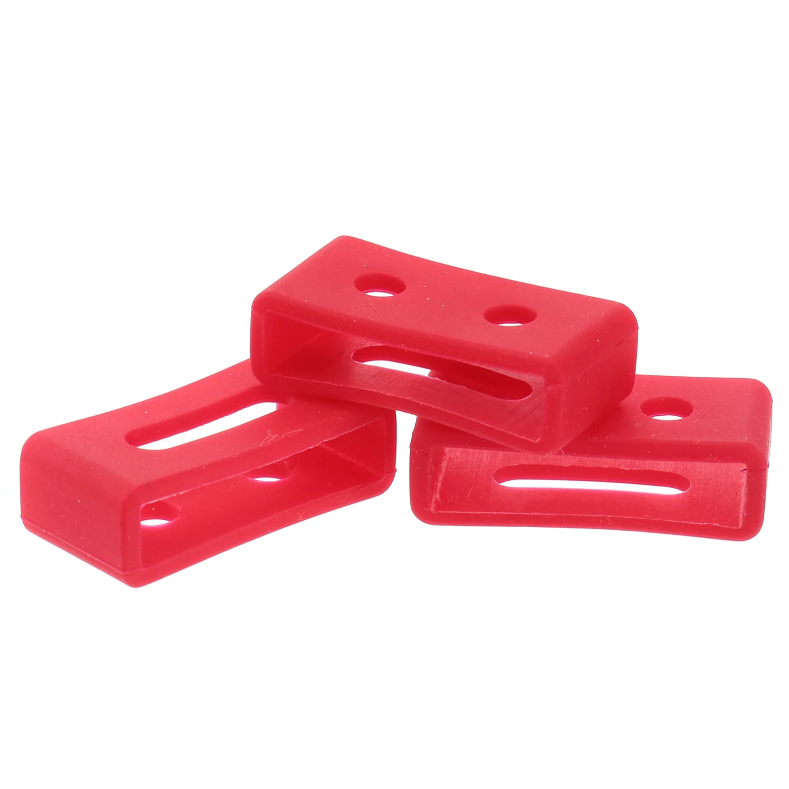 

3 Pcs Silicone Bezel Watch Bands Strao Ring Wristband Loop Intelligent Strap Lopp