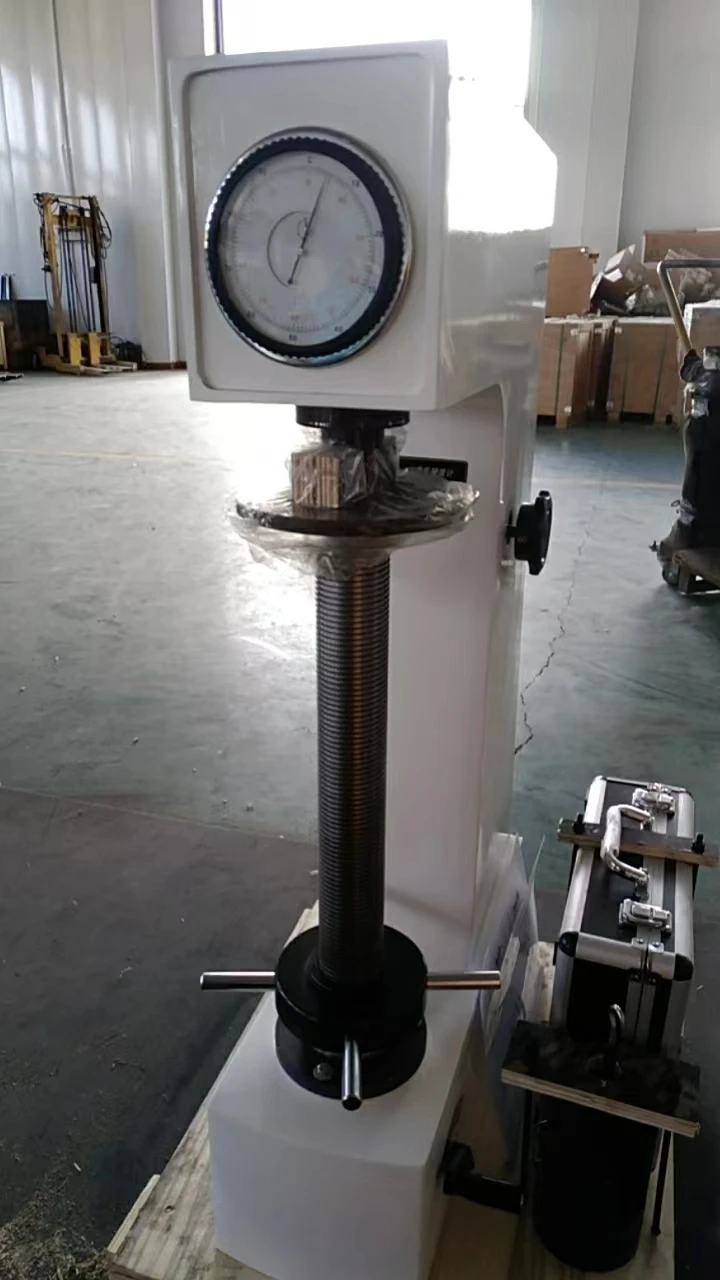 Heighten Manual Dial Gauge Rockwell Hardness Tester 400mm Height of test Weight Loading Rockwell Hardness Testing Machine