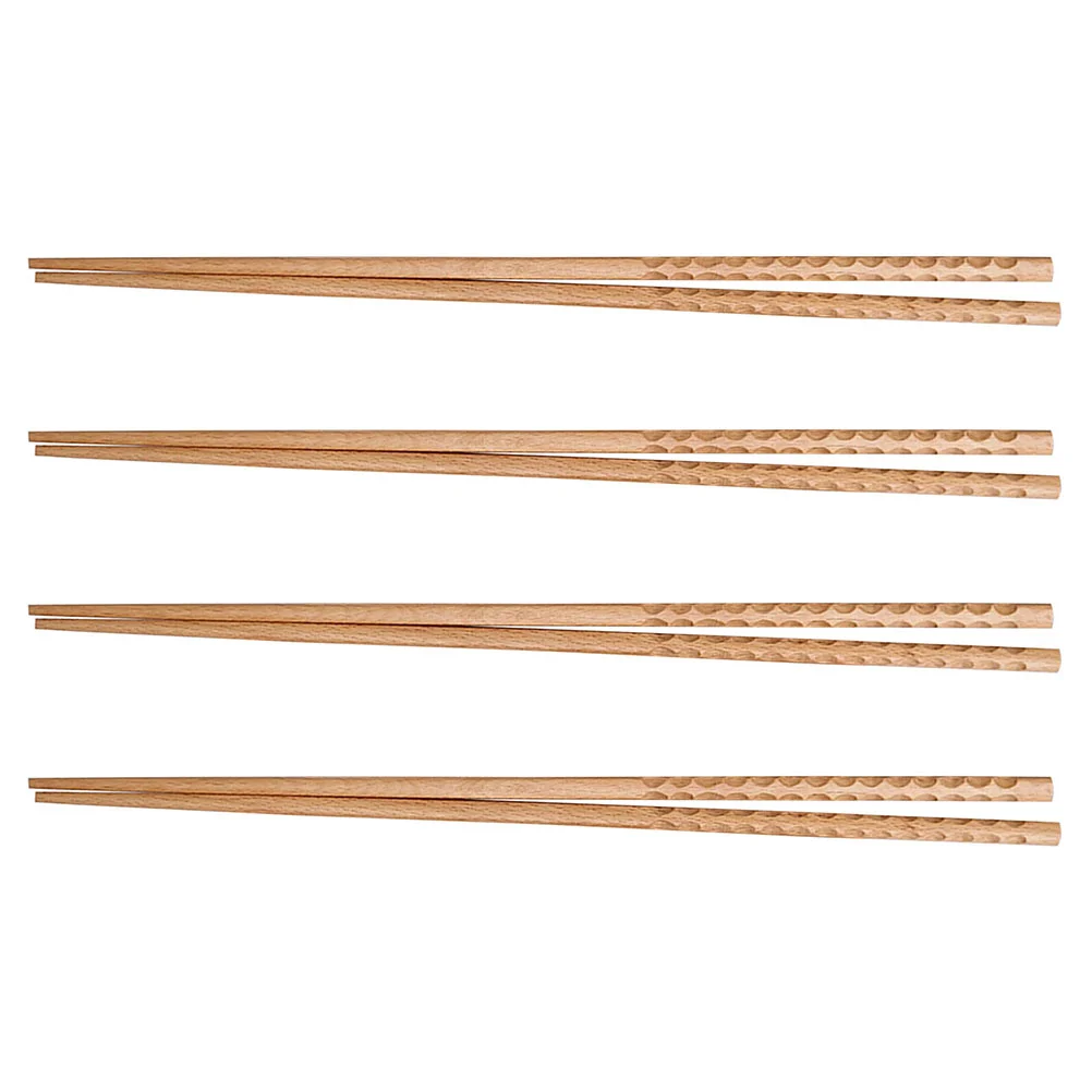 Extended Chopsticks Noodles Anti-slip Extra Long Frying Kitchen Supply Wooden for Hot Pot Serving Utensils