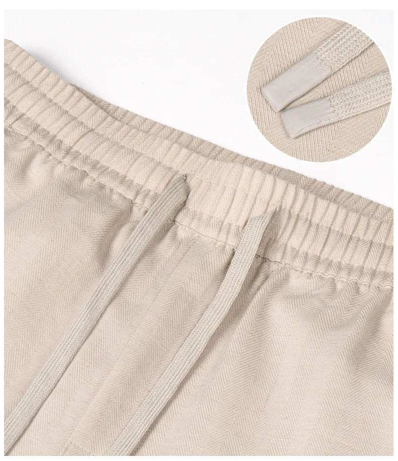 Bestseller Herren Leinen-Lyocell-Hose Sommer Dünn Weich Atmungsaktiv Lässig Cool Gerade Einfache Lange Hose Schwarz Outdoor Alltag – Detail 18