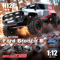 MJX H12P Ford Wrangler 1/12 RC 4WD Simulation Off Road Climbing Vehicle Bronco R Remote Controlled Adult Children's Toy