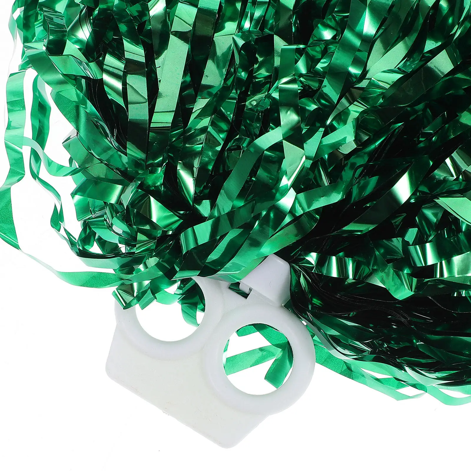 4Pcs Encrypted Fine Silk Cheerleading Pom Poms PVC Handheld Pompom Set Sports Events School Spirit Accessories Team Support