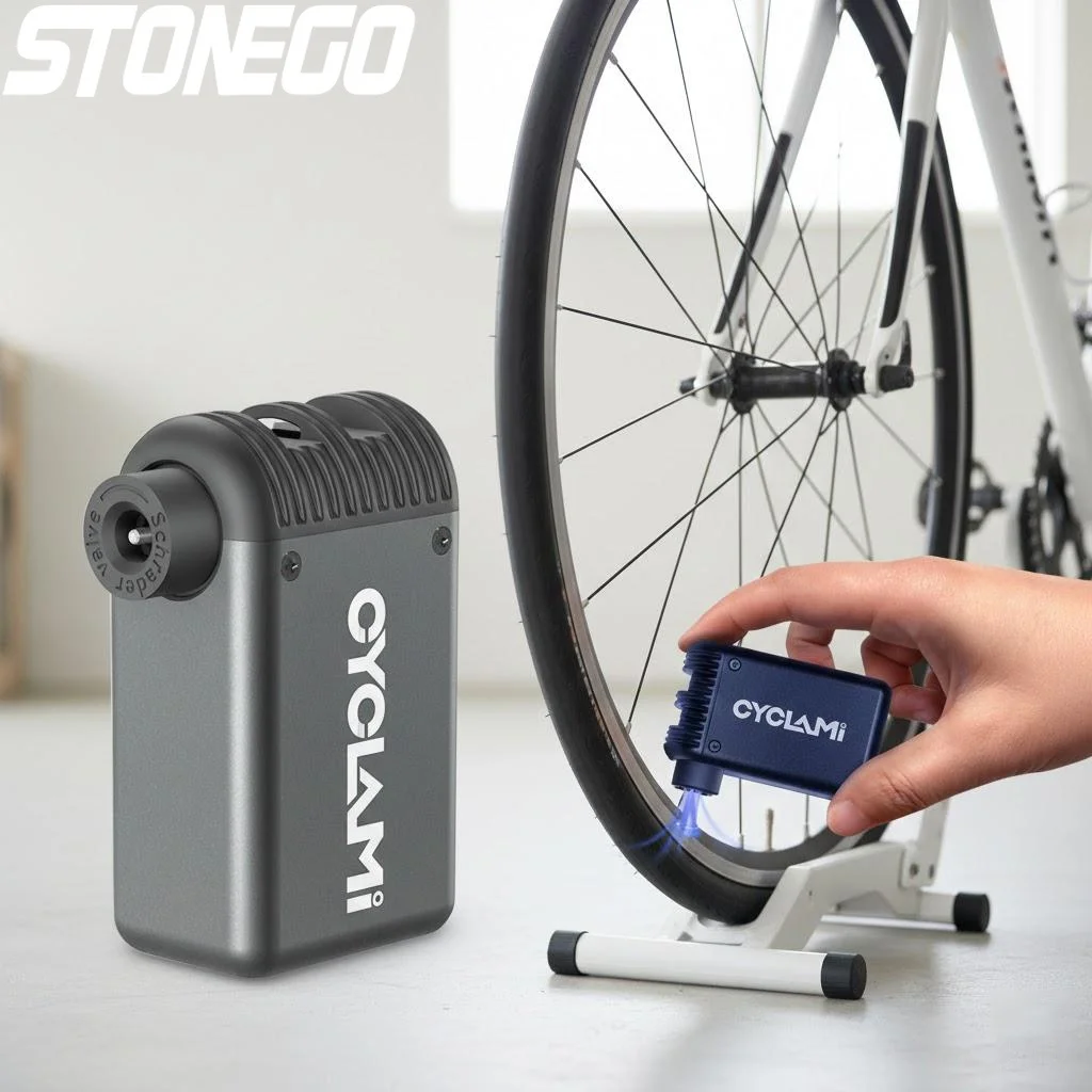 

Portable Electric Bicycle Air Pump High Pressure Mini Inflatable Pump Small Cycling Accessory