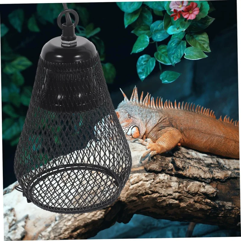

Crawler thermal lampshade, pet parrot heating lamp, lizard turtle bite proof and heat-resistant net, safety protection