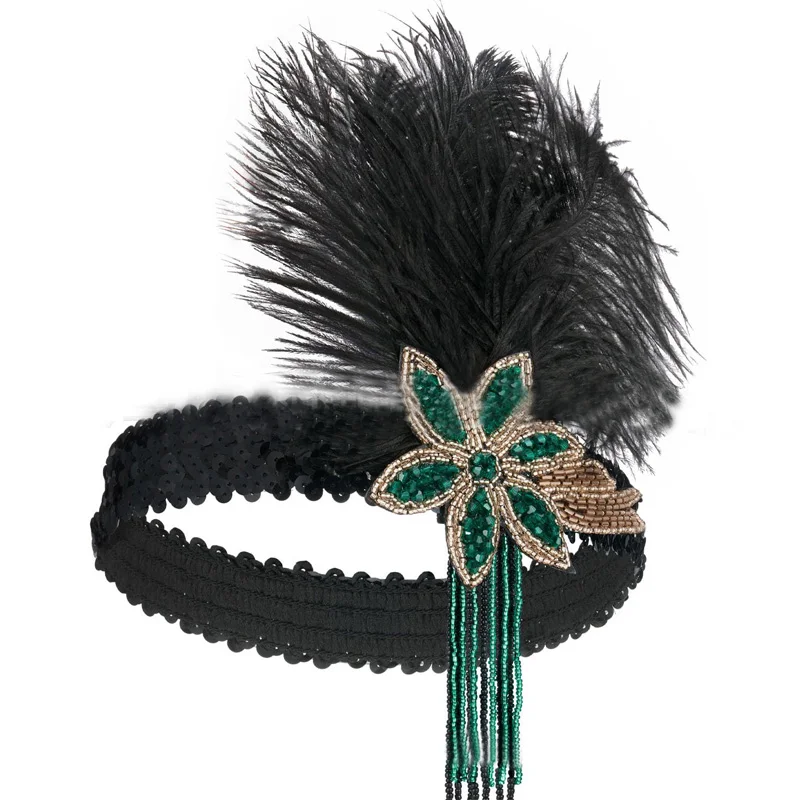 2 ชิ้น/คุณภาพสูงชีวิตประจําวันตกแต่งผม Feather Hair Headband คอสเพลย์ปาร์ตี้ฮาวายอุปกรณ์เสริมผม Camouflage