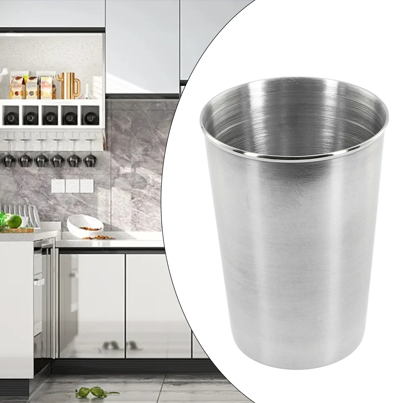 Tazza in metallo in acciaio inossidabile Tazze da birra Bicchiere da vino bianco Bicchiere da caffè Tazze da campeggio da viaggio Bere tazza da tè all'aperto 180ml 320m 30ml