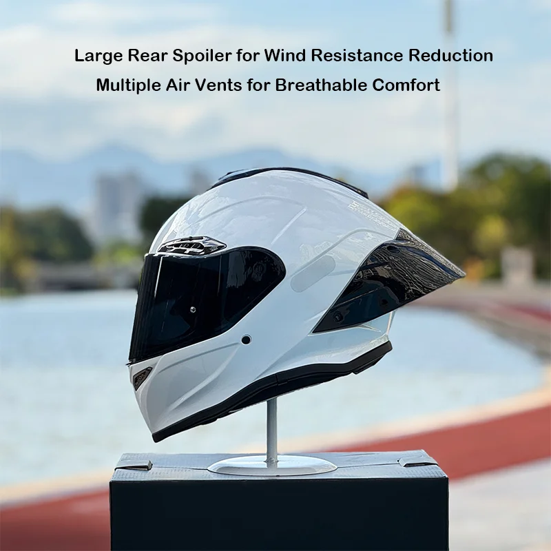 

NBTK Full Face Helmet ECE DOT Bluetooth Big Tail Wing Low Wind Resistance motorcycle motorcycle helmet motorcycle helmet