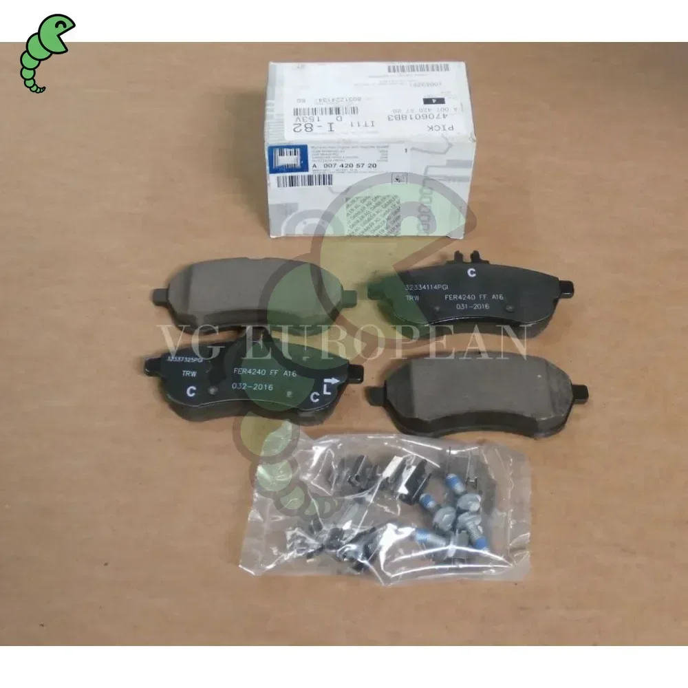 

0074205720 Factory Auto Parts C200 C180 C250 C280 E200 C220 0074209220 semi metallic brake pads Car for Mercedes Benz 0074205720