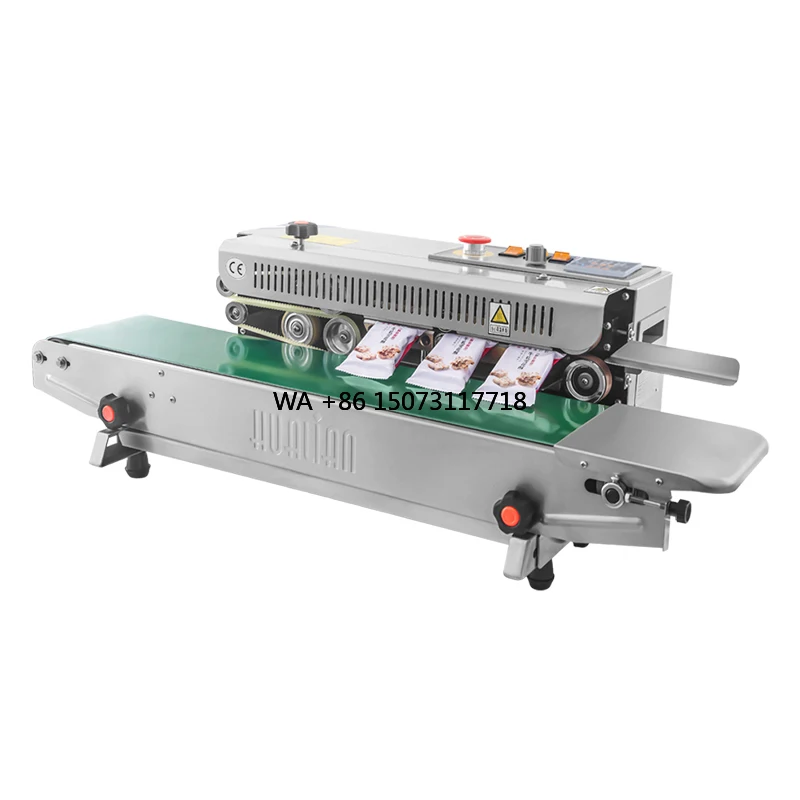 FRB-770I plastic bag sealing tape packaging machine belt conveyor plastic bag continuous sealing tape