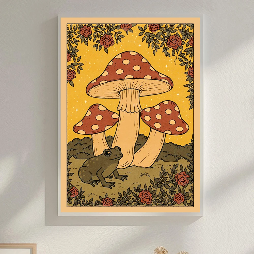 

5D карты Таро алмазная живопись милые грибы Diy полный горный хрусталь мозаика вышивка крестиком набор домашний декор подарки 12x16 дюймов