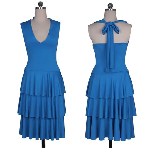 Film Cosplay Bella Kostium Kobiety Dziewczyny Seksowny Niebieski Halter Sznurowana Mini Sukienka Halloween Karnawał Impreza Przebranie Suknia Balowa