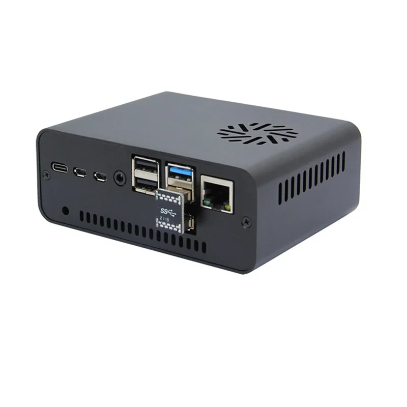 

Комплект AM-Naspi + металлический корпус + плата расширения X823 + плата X-C1 + вентилятор ШИМ для Raspberry Pie SATA HDD/SSD сервер хранения NAS