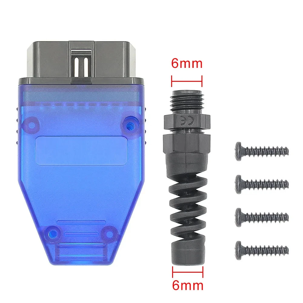 Enchufe macho OBD J1962 de 16 Pines, adaptador de Conector de diagnóstico Universal para coche, Conector de soldadura de contacto cuadrado macho, conectores Diy