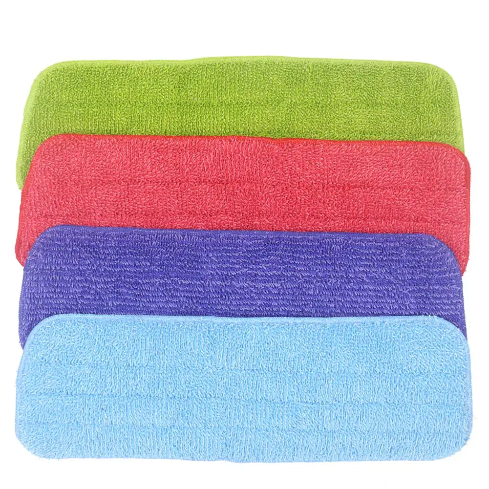 4pcs Reusable Microfiber Absorbing Mop Pad Wet and Dry Dual-Use Mop Pad Refill Deep Clean Mop Head Microfiber Mop Head Replaceme