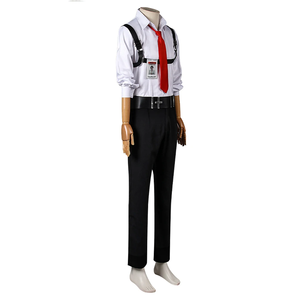 Jeu Limbus Company Heathcliff Cosplay Costume pour hommes et femmes, chemise, pantalon, aught, uniforme imbibé, fête d'Halloween, carnaval, tenues de jeu