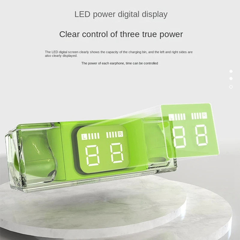 Cancelamento de Ruído Sem Fio Gaming Headphones, TWS Headphones, Smart Touch Call, Impermeável, Bluetooth 5.3, Novo, SP28