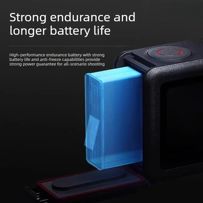 New 1900mAh 3.87V Replacement Battery for DJI Osmo 360 Action 5 Pro/4/3 Camera Accessories + Charger Box Fast Shipping Upgrade