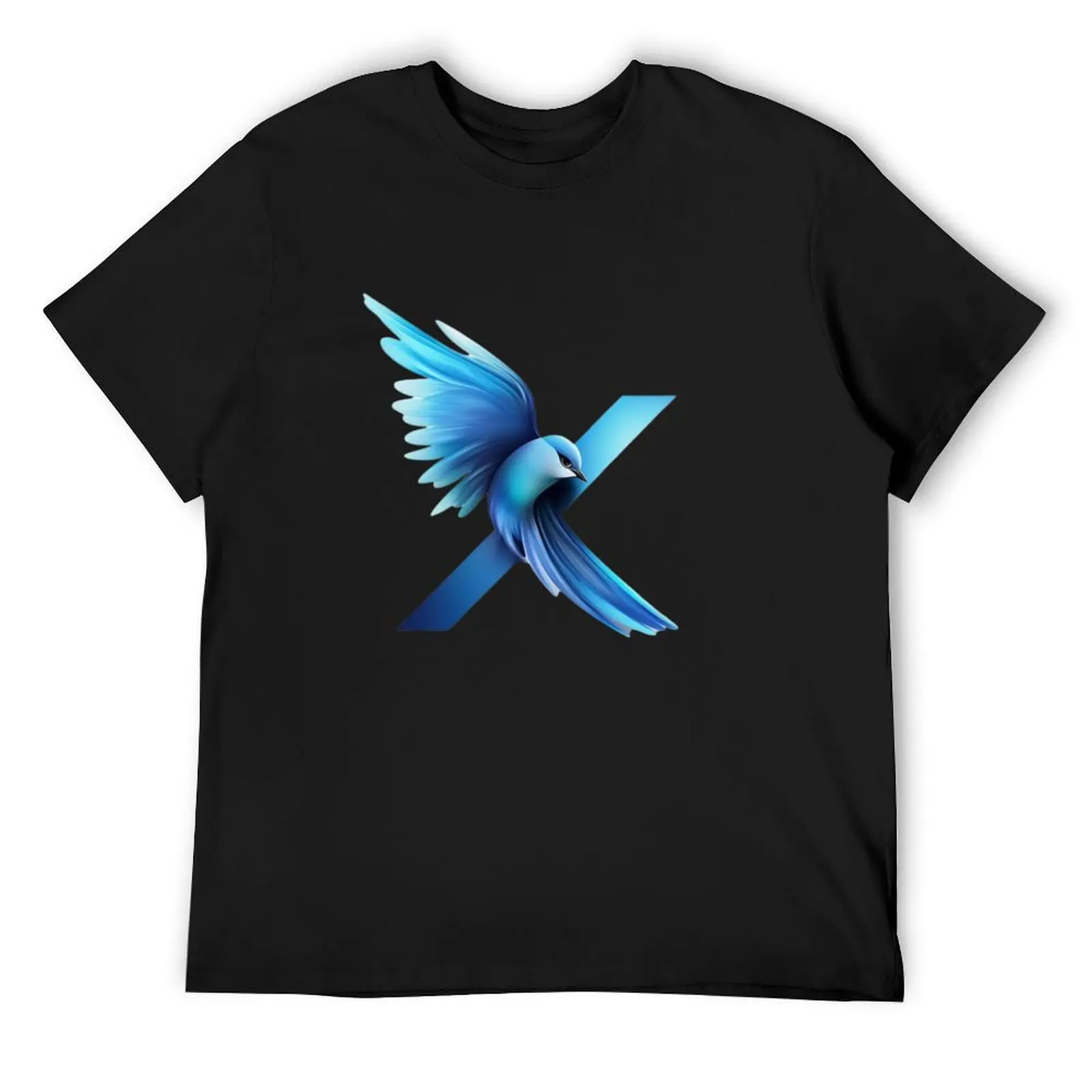 

X' Twitter Rebrand - New Twitter Logo Elon Musk T-Shirt tops Louboutins summer tops mens fashion