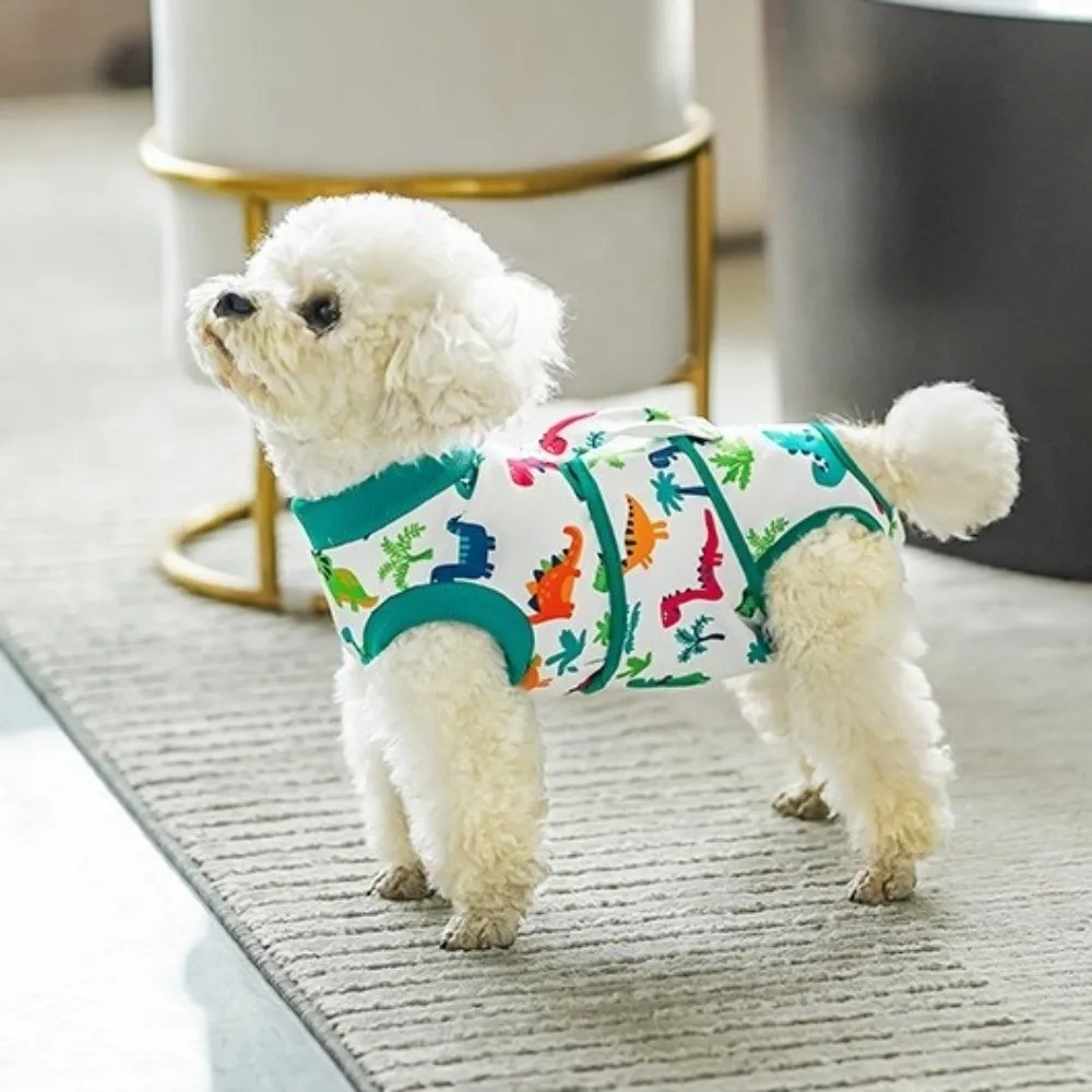 

Pet Outfit Breathable Dog Recovery Suit Warm High Elasticity Dog Sterilization Suit Comfort Fit Dog Anxiety Vest Wound Care