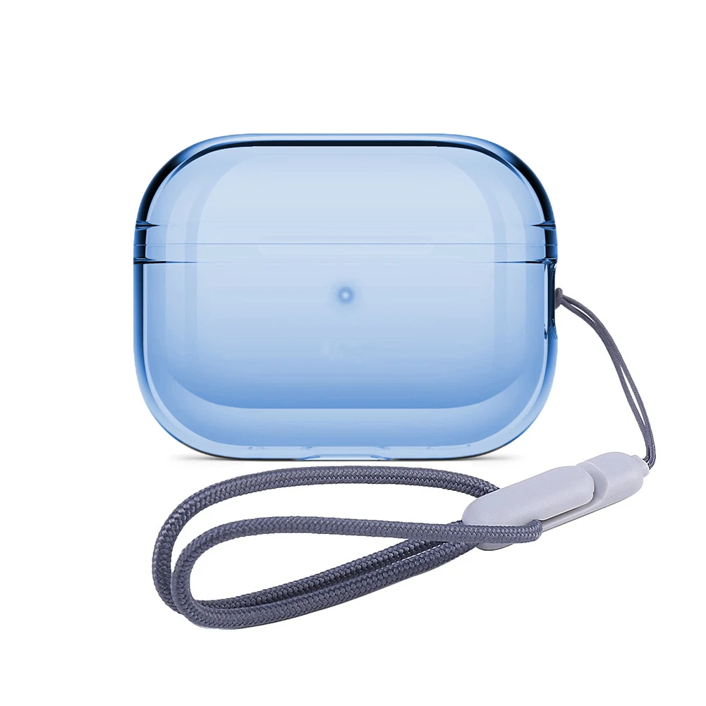 Transparente Schutzhülle für Airpods Pro 2-Kopfhörer, TPU, weiche Haut, stoßfeste Hülle, entworfen für Airpods Pro2-Ohrhörer