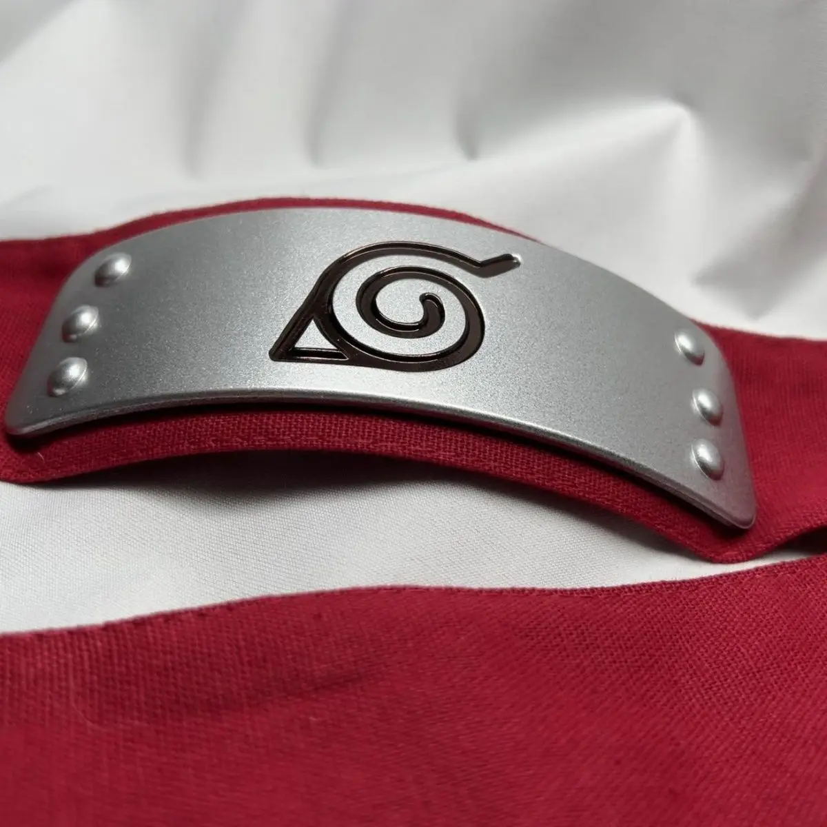 Anime Naruto Konoha Stirnband Cosplay Stirnschutz Verstellbares Stoff-Stirnband Halloween Party Kostüm Zubehör Geschenk