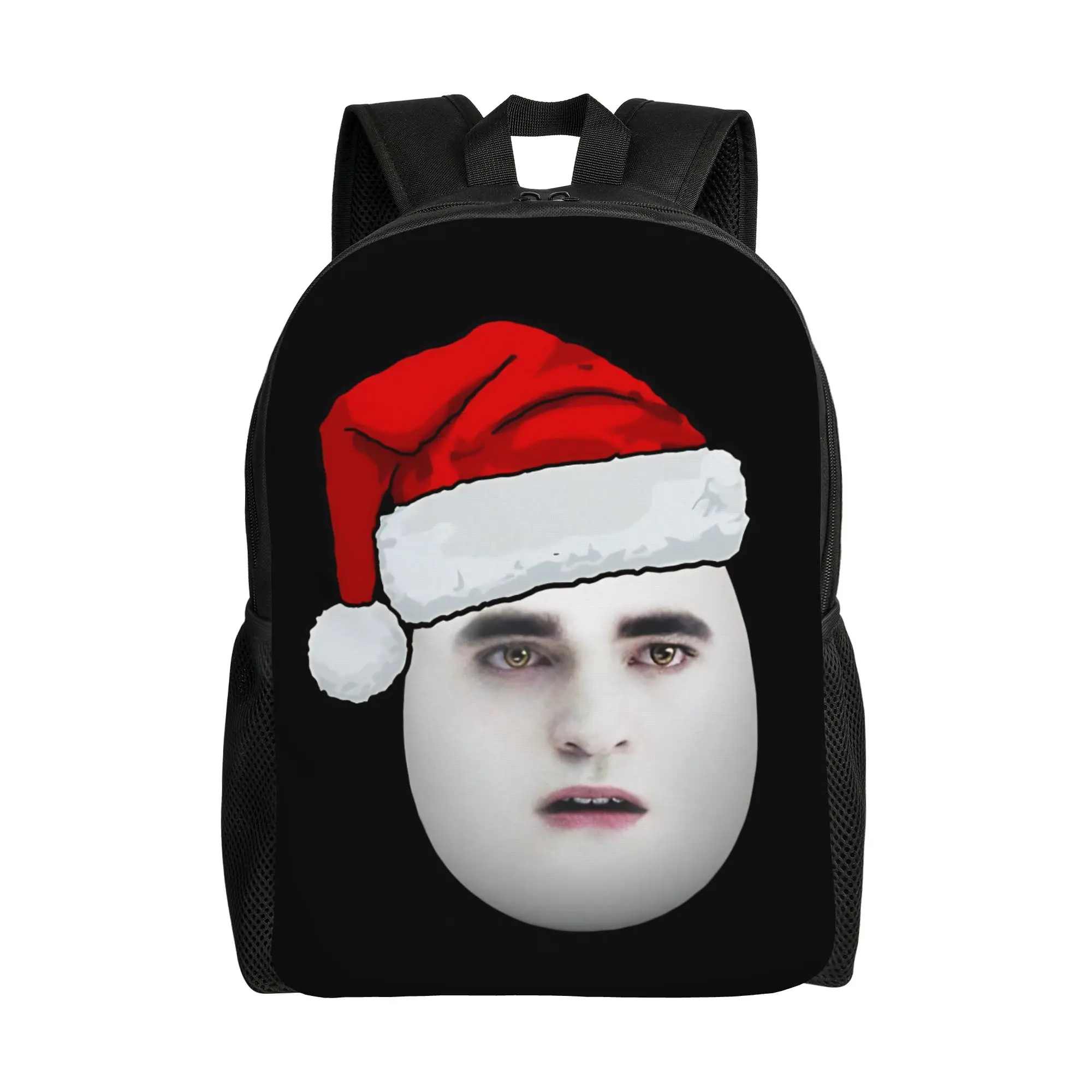 Christmas Eggward Funny Meme Backpack Outdoor High School Work Twilight Edward Cullen Daypack for Men Women Laptop Shoulder Bag