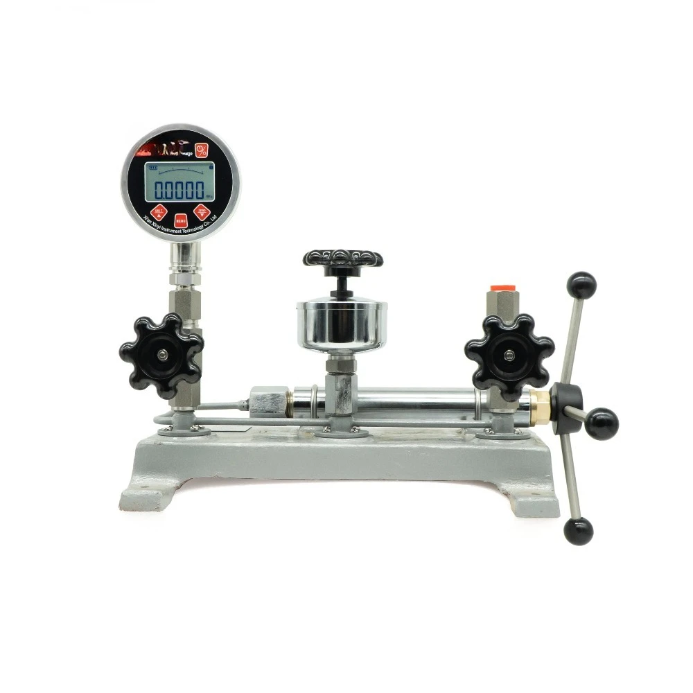 Handheld Portable 60mpa Pressure Calibrator Hand Operated Pressure Gauge Calibrator