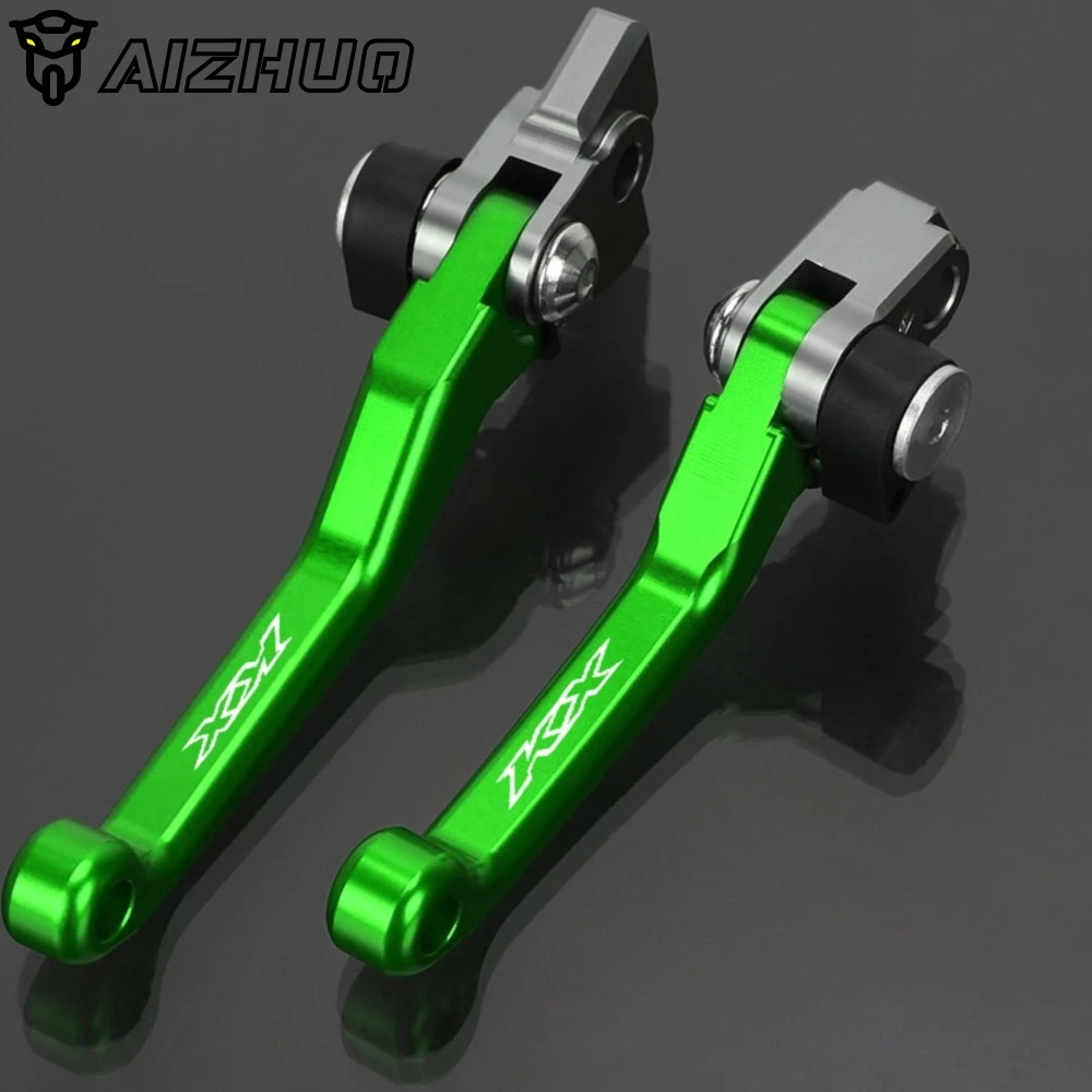 

For Kawasaki KX65 KX85 KX125 KX250 KX250F KX450F Motocross Foldable Pivot Dirt Bike CNC Brake Clutch Levers Cable Lever Handle