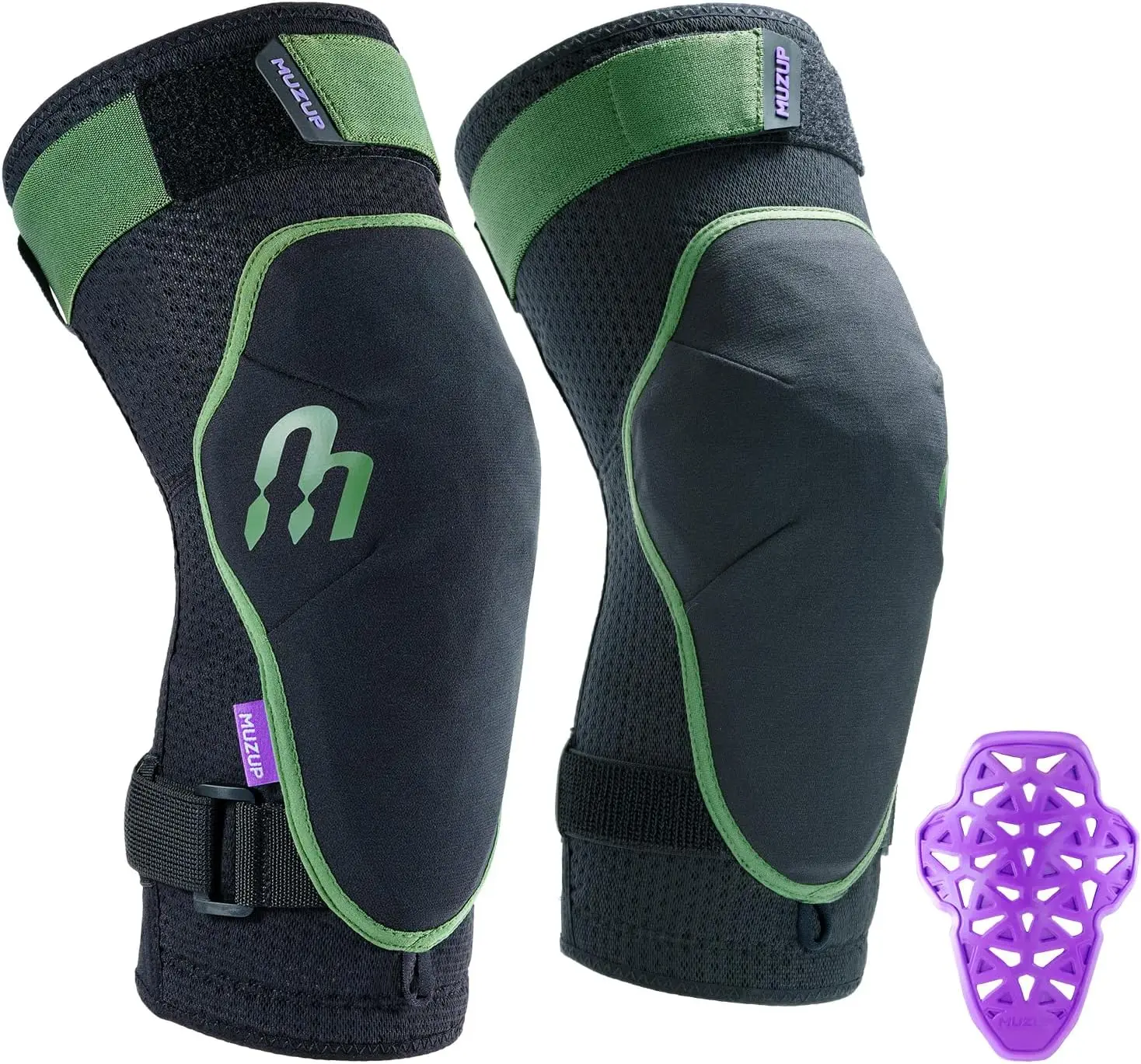 

Knee Pads, Sufficient Protection MTB No-Slipping Removable Padding for Men Work Snowboarding
