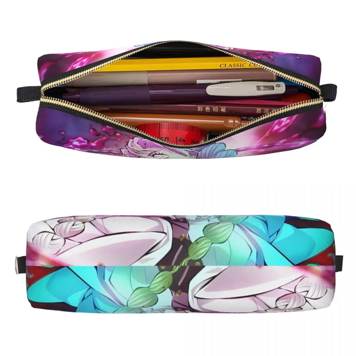 مقلمة هاشيرا ميتسوري كانروجي مقلمة شيطان القاتل مقلمة للطلاب سعة كبيرة حقائب أقلام رصاص هدايا مدرسية أدوات مكتبية