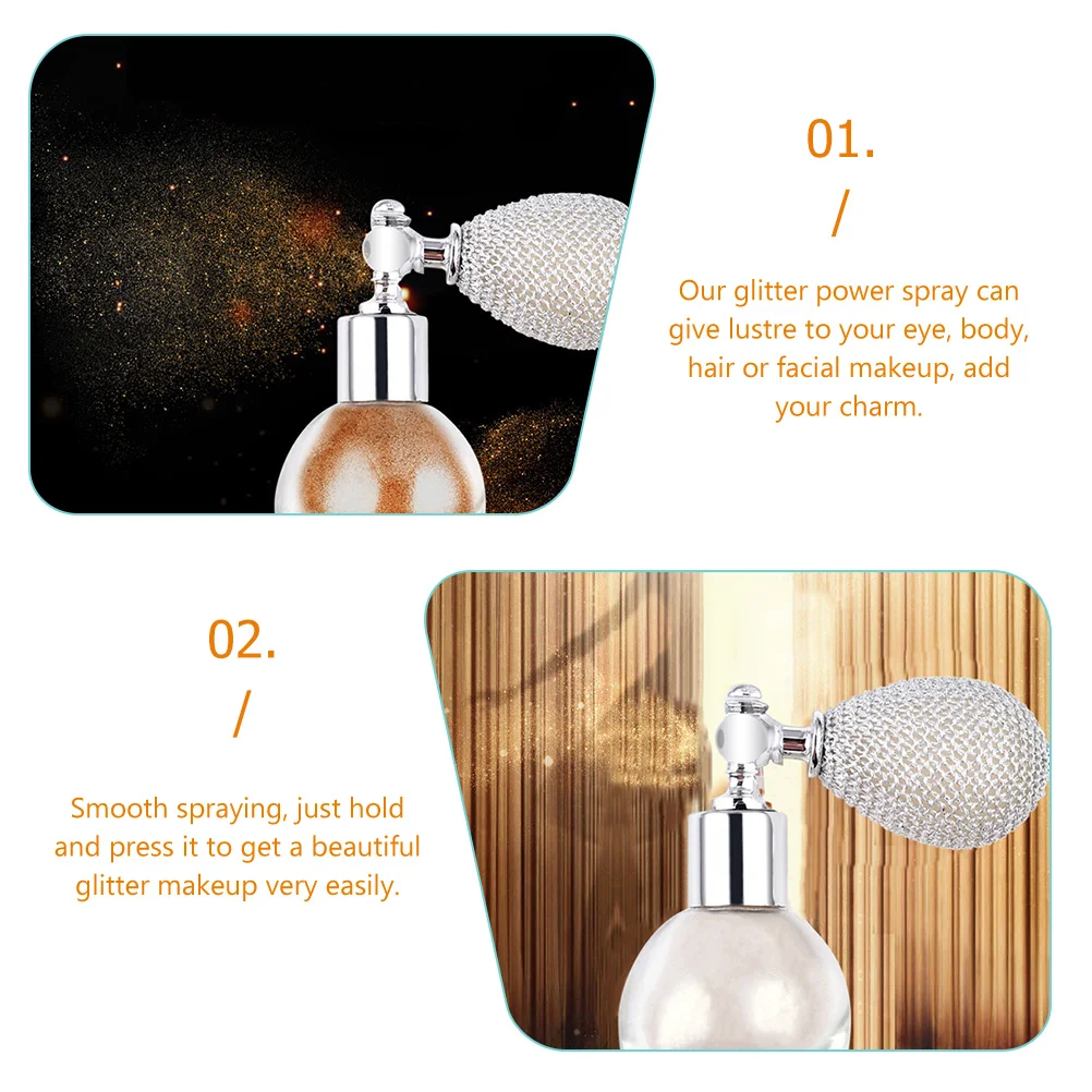 

4 шт. Блестящий спрей для тела Shimmer Highlight Powder 1 # Жемчужно-белый 2 # 3 # Обнаженный розовый 4 # Бронзовая женская оптовая установка