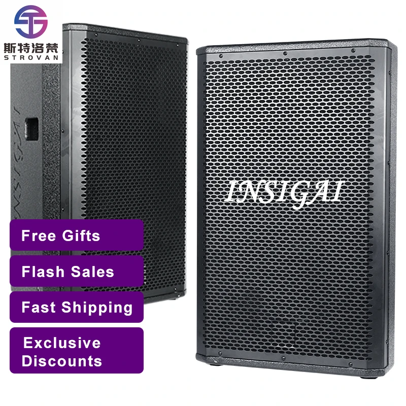 

12 15 Inch Power pa Active Speaker Amplifier Module Audio Sound Equipment System Powered Active Speakers Professional