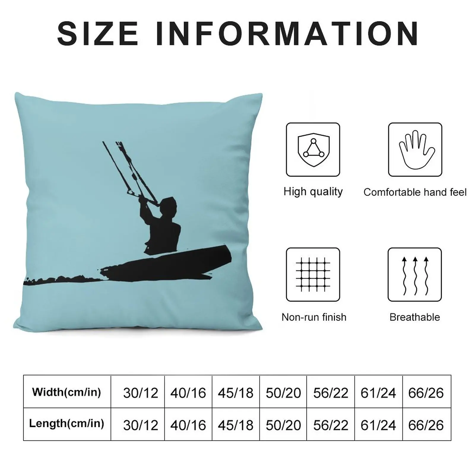 Kitesurfer Throw Pillow Pillowcases Sofa Cushions Covers luxury sofa pillows pillow