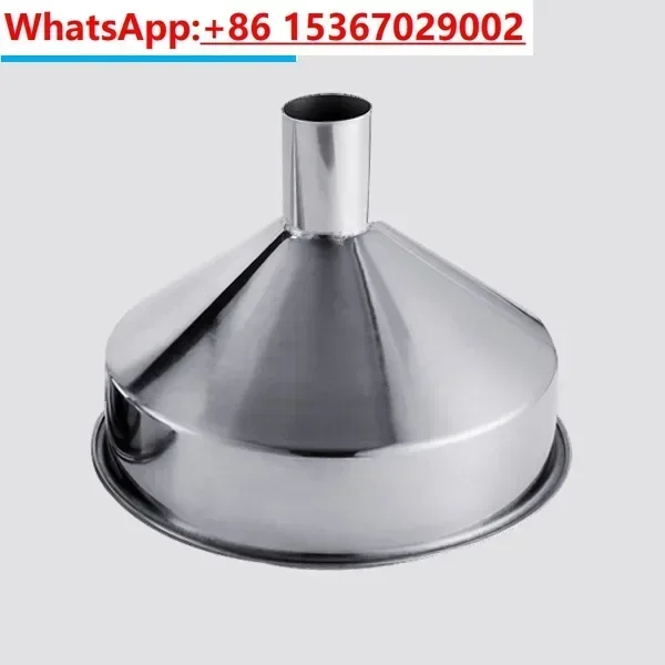 304 Stainless Steel Funnel Large with filter household wine and oil funnel extra-large industrial hopper