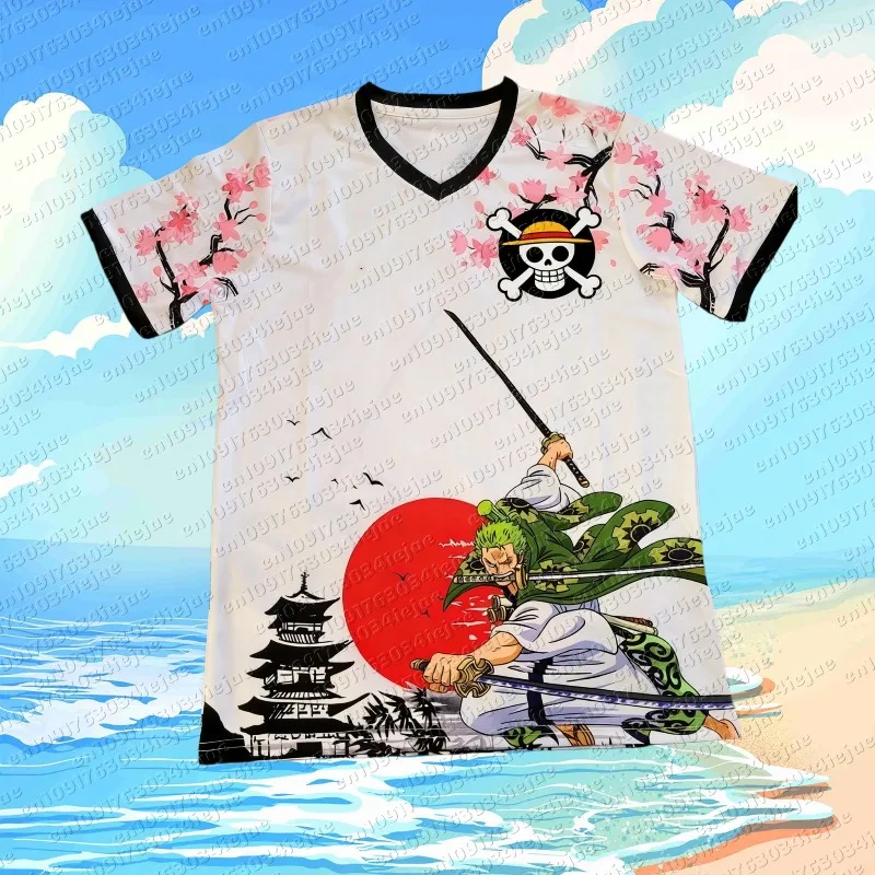 2026 One Piece Luffy Football Jersey T-shirt Kids Football Special Jersey Men's/Women's Quick-Drying Breathable Sweatshirt view 3